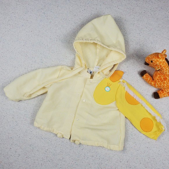 Vintage Giraffe Sunsuit & Jacket Set 12 months - Picture 8 of 11